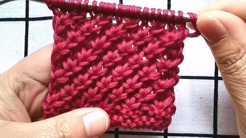 成人毛衣水草花教程视频,轻松掌握成人毛衣花样技巧