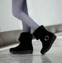 成人棉鞋靴子怎么穿视频